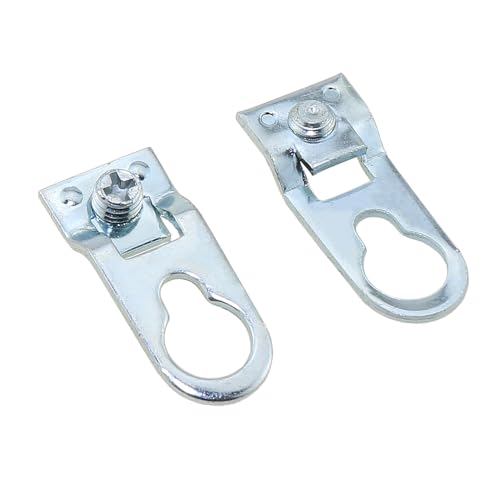 Image of 8PCS 36x15mm Metal Photo Frame Hardware Accessory Aluminium Alloy Photo Frame Hook Photo Frame Hanging Bracket Suitable for Decorative Painting Message Board Notepad