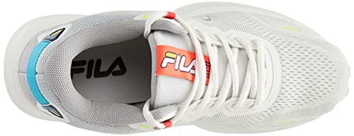 Tênis Fila Lancer W, Feminino, Branco/Limão/Rosa, 37