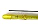 Canto One-Piece Translucent Soprano Recorder with Baroque Fingering Transparent Yellow