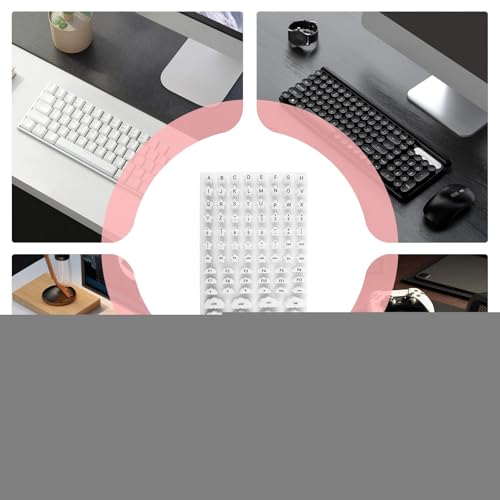 Pegatinas para teclas y fundas de teclado decorativas para computadora 4