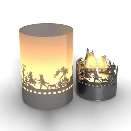 Tube T-Light Juego de sombras – Convierte tu hogar en un mundo de cuento de hadas. Con motivos de silueta de los cuentos de hadas de Grimm, un regalo encantador | Ya disponible en tu tienda friki favorita! En mundofriki.es!