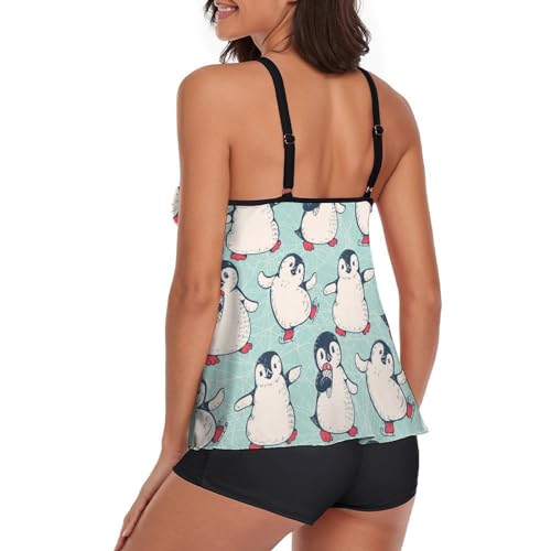 Maillot Bain Tankini Ensemble Bikini Short Robe Plage - 3