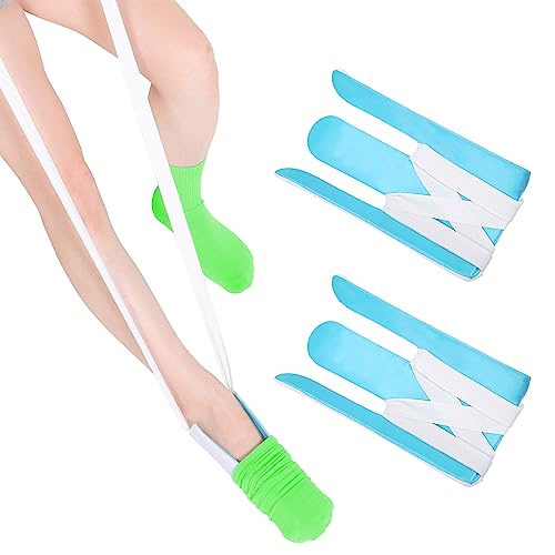 Sock Aid Device For Seniors, Sock Helper Easy On Easy Off, 2Pc, For Disability Pregnant Arthritis Injury Recovery Post-Surgery #TOP6