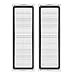 tellaLuna Lot de 2 pièces de rechange pour aspirateur robot W10 - Filtre HEPA lavable - Accessoires de nettoyage ménagers
