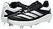 Adidas Men's Adizero Electric Baseball, Black/White/Off White, 7