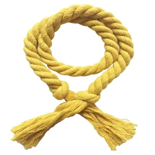 vejtmcc 2 alzapaños de cortina de cuerda para exteriores, de algodón natural, corbatas para cortinas, pueblo, rural, rústico, con cinta fruncidora (B, talla única)