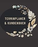 Terminplaner & Kundenbuch (Blumenkranz): Alphabetisch geordnete Kundendaten & wöchentlicher Planer für Wellness- & Schönheitssalons, Haarstylisten, ... & andere Unternehmen. Undatiert 26 Wochen
