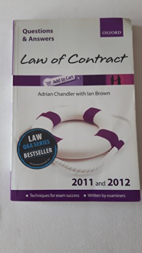 Q & A Law of Contract 2011 and 2012 (Questions & Answers)