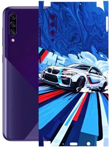 Image of AtOdds - Full Body Back Screen Guard Protector Film - Lamination Wrap Skin Sticker Compatible with Samsung Galaxy A30s | Scratchproof Matte Finish (BWM)