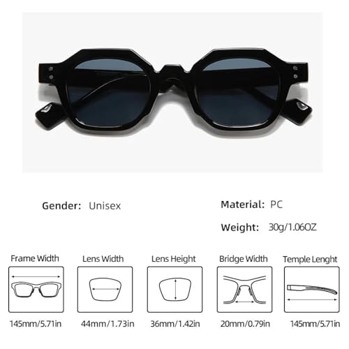 Vintage Women Sunglasses Fashion Clear Lens Shades Uv400 Men Sunglasses2