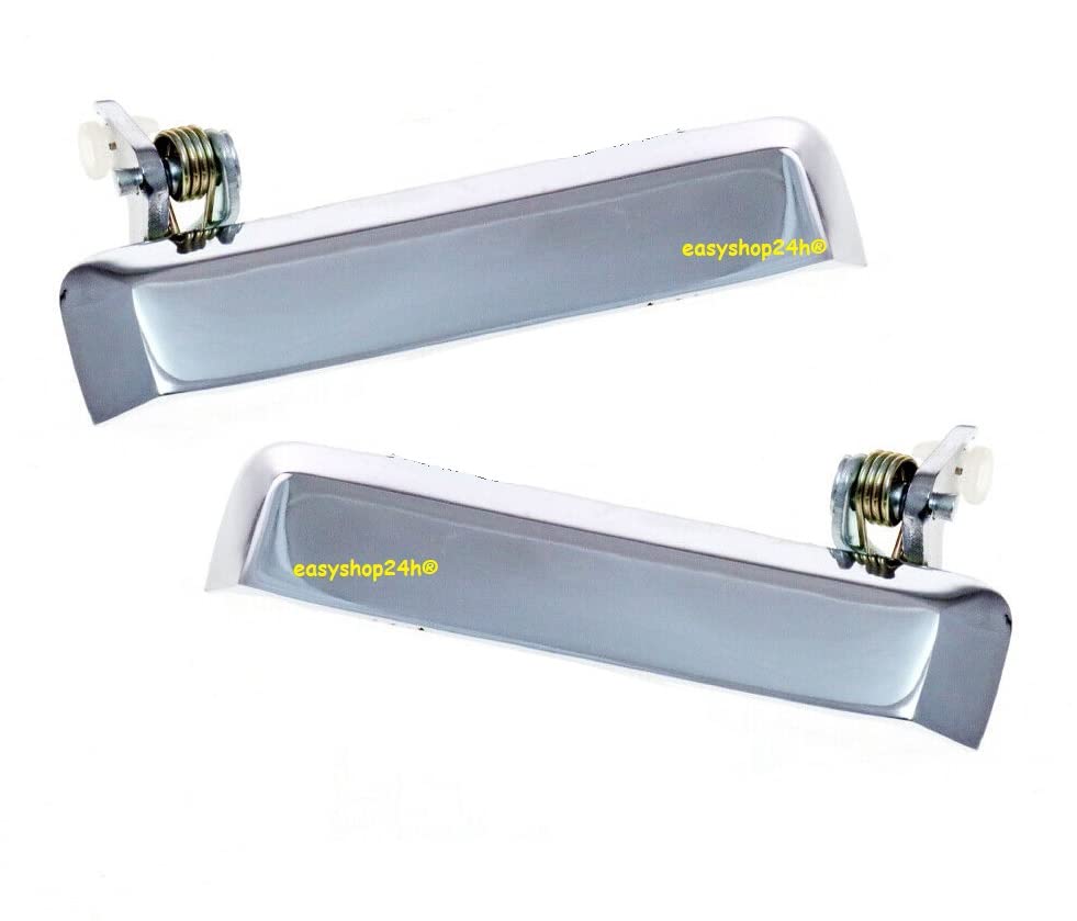 Set 2 Maniglie Porte Esterne Per Suzuki SJ410 SJ413 Samurai - Cromato Lucido - Foto 7