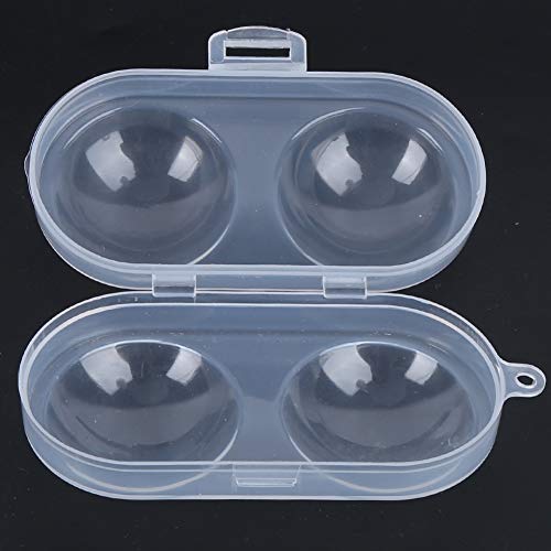 Caixa de armazenamento de tênis de mesa de plástico de alta dureza 5 peças, recipiente de tênis de m