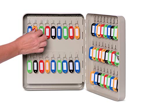 Coffre de rangement pour 90 clés en acier allié gris MAUL 30x24,5cm - 4