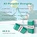 PATTONLEX Tennis Overgrip Tape – 3 Pack Green – Sweat Absorbent Non-Slip Racket Grip Wrap