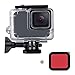 Produktbild Wasserdichtes Gehäuse für Gopro Hero 7 White/Silver, leegoal 45M Tauchgehäuse mit rotfilter und Halterung Zubehör für Go Pro Hero 7 Actionkamera