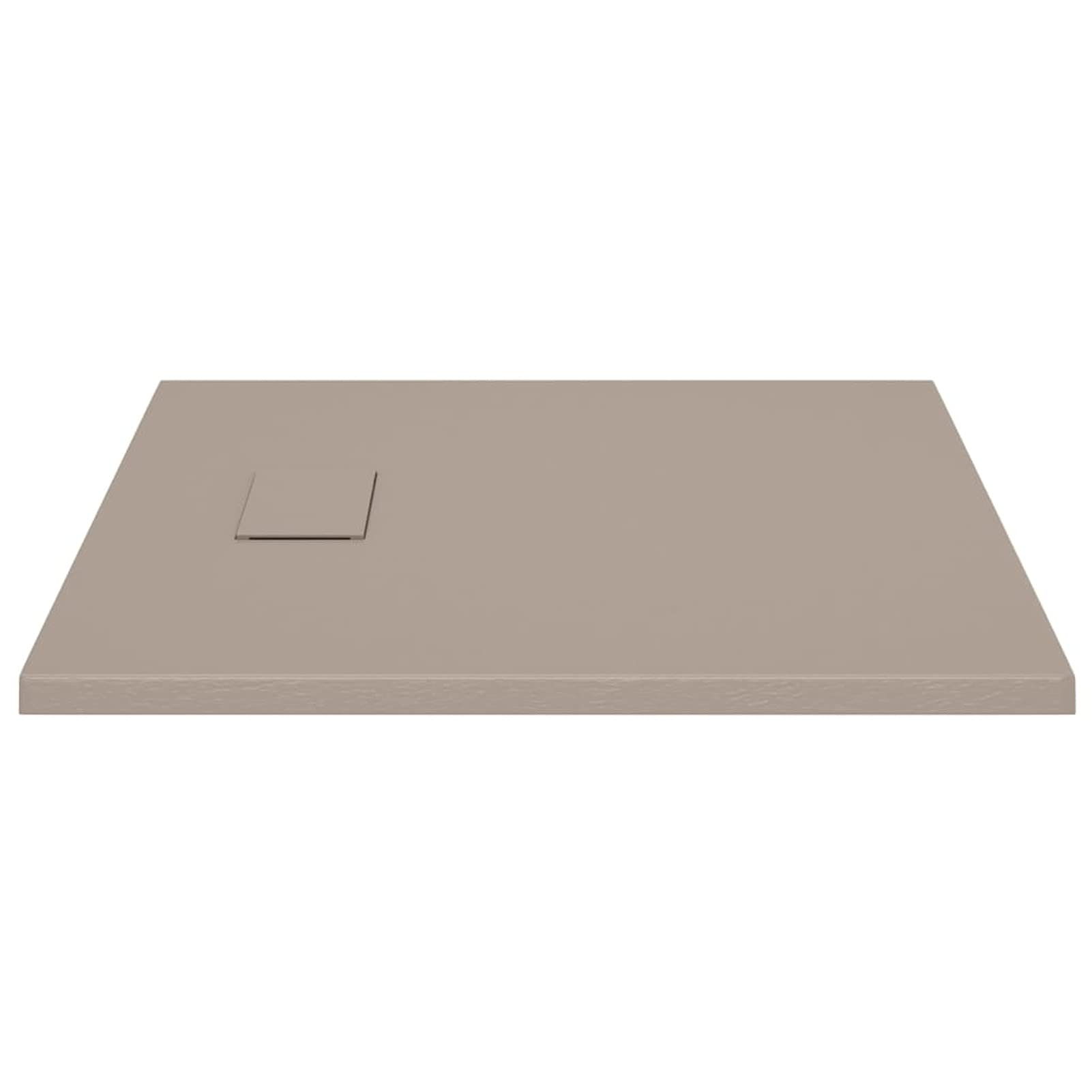 Homgoday Piatto Doccia in SMC Marrone 80x80 cm, Mobili da Interni/Esterni