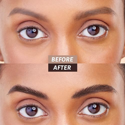 Image of Black Brown Eyebrow Pencil with 4-Prong Micro-Fork Tip, Microblading Dark Brown Eyebrow Pen for Women, Create Natural, Defined Brows, 24H Long Wear YES.EYE DO (Shadow Granite-Black Brown)