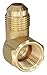 Parker 150F-8-6 1/2" Flare x 3/8" FNPT Brass 90 Degree Elbow