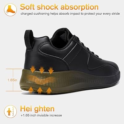 Non Slip Work Shoes for Mens Slip On Sneakers Waterproof Chef Kitchen Shoe Comfortable Slip Resistant Restaurant Footwear Hombre Zapatos de Trabajo, Black