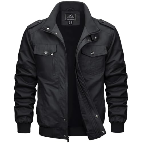 MAGCOMSEN Herren Übergangsjacke Jacke Männer Jacket Übergang Windjacke