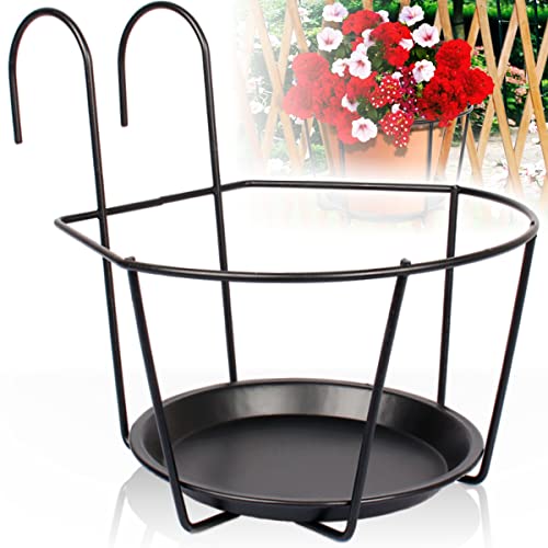Stimo Blumentöpfe zum Aufhängen mit Haken Blumentopf Halter Balkon...