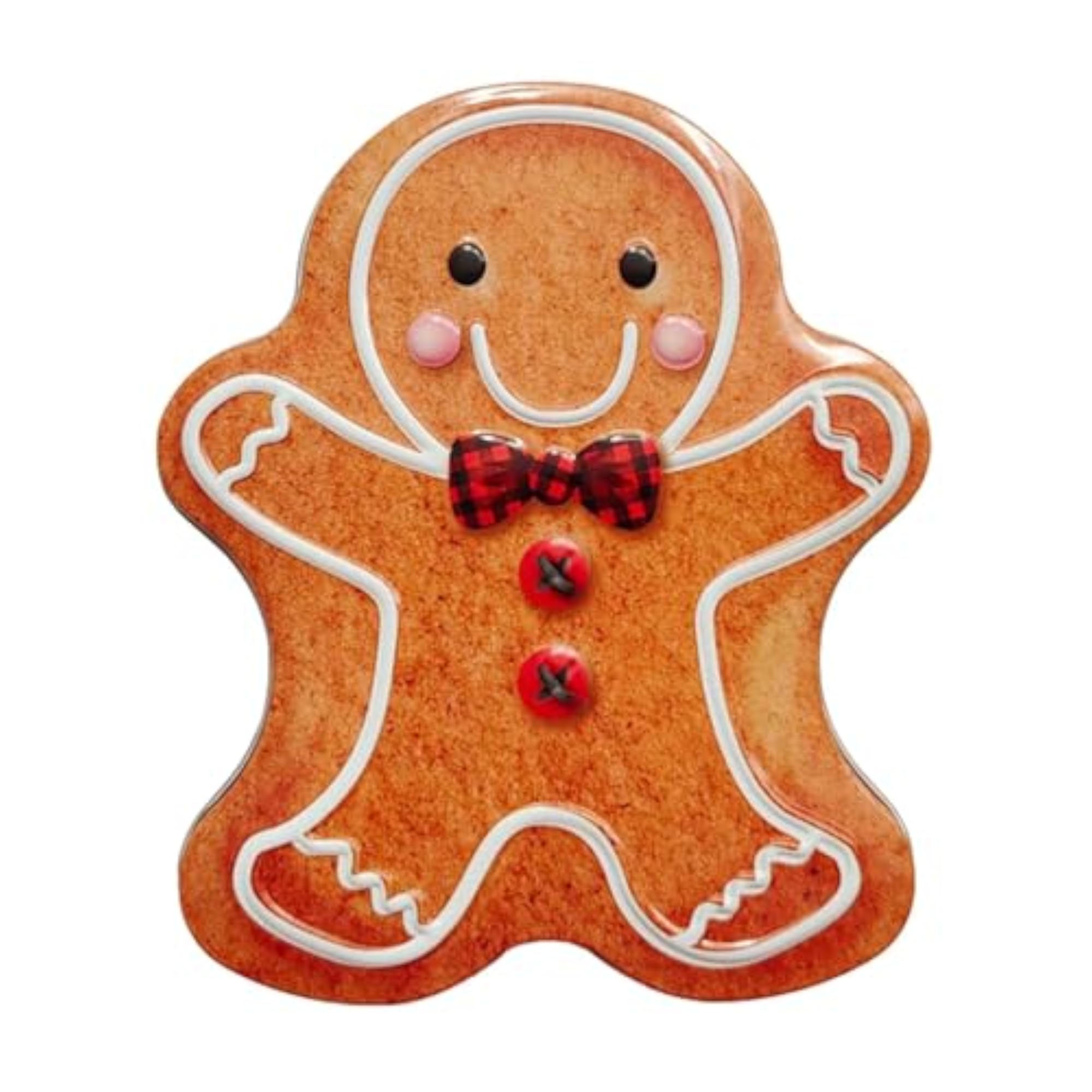 Xmas Candy Box Ornament Chocolate Iron Cookie Sweets Jar