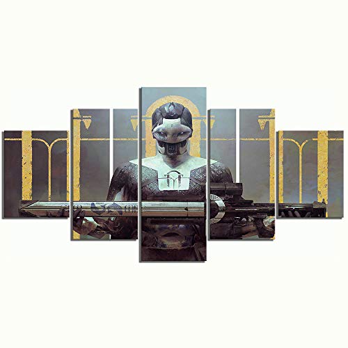 5 Leinwandbilder Rahmen Wandbilder Wohnkultur HD Destiny 2 Forsaken Game Fantasy Bild auf Leinwand Dekoartikel Poster & Kunstdrucke