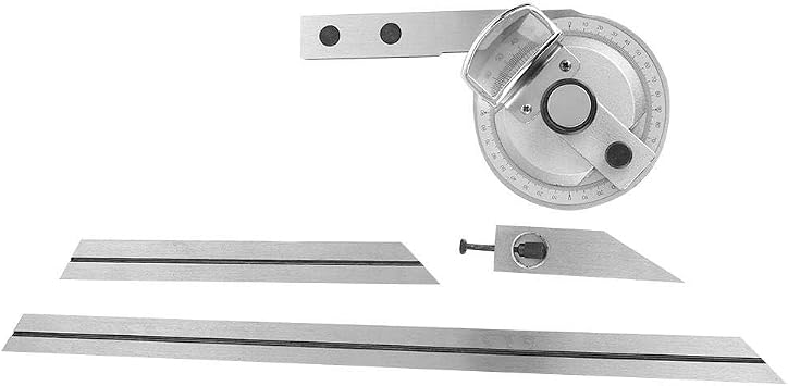 360 Degree Universal Bevel Protractor Angle Finder with Magnifying Glass for Internal And External Angle Measurement