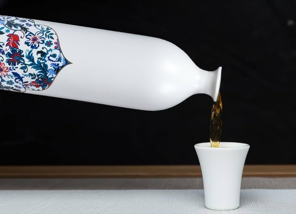 Amazon｜職人手作り 陶器瓶 ワインボトル 酒瓶 焼酎瓶 密封され