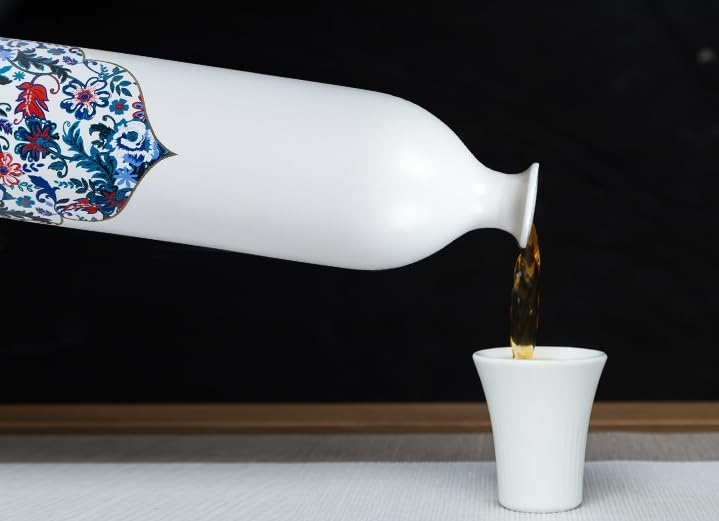 Amazon｜職人手作り 陶器瓶 ワインボトル 酒瓶 焼酎瓶 密封された