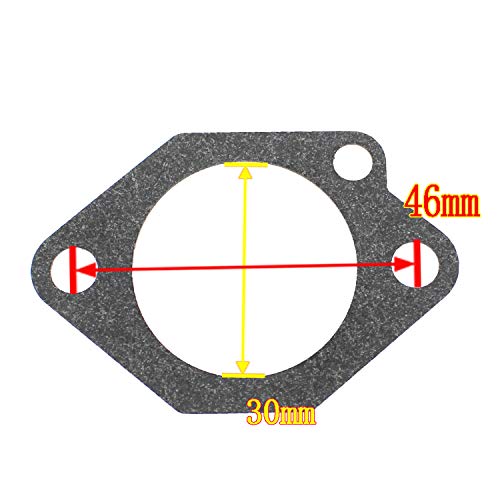 Qazaky Pack-Of-6 Carburetor Base Gasket Compatible With Kawasaki Fe290 Fe350 Engine Golf Cart Gas Club Car Ds Precedent Turf Carryall Industrial Carts Carb 1016438 1016439 1016440 1016441 #TOP1