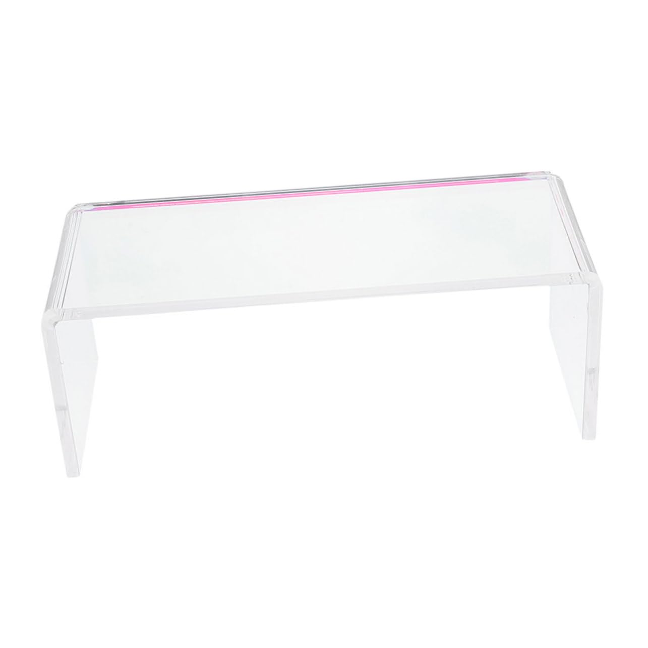 Almohada de Manicura Acrílica Transparente para Descanso de Manos | Reposamanos para Manicura, Uso Doméstico, Protege la Mesa del Polvo al Lijar