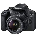 Canon EOS 2000D with EFS 1855mm III Lens with Starter Accessory Bundle Includes SanDisk Ultra 64GB SDXC, Dig CN2000D1855IIIGFB3 CN2000D1855IIIGFB3 (Renewed) - Image 3