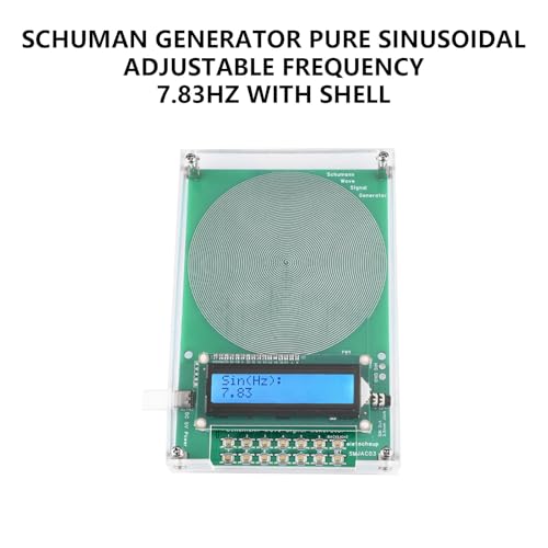 7.83Hz Frequency Generator For Healing, Adjustable 0.1HZ-100000Hz Sine Signals Generator, USB Schumann Wave Resonance Generator, Pulses Generator Requency Devices Sound Frequency Machine (Green) by TDZTMNDNB - Image 2