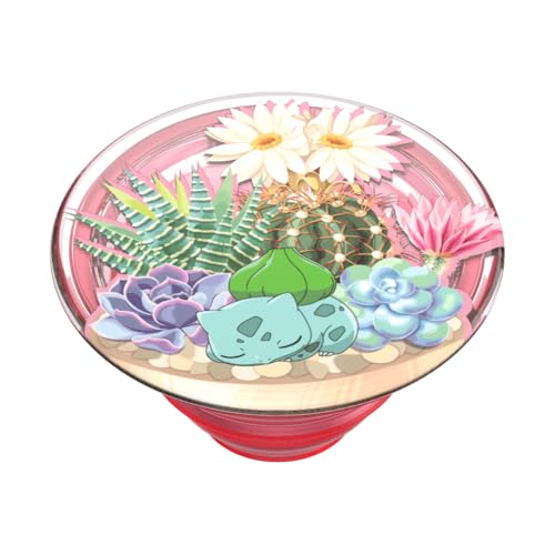 Image of PopSockets Adhesive Phone Grip, Holder, Phone Stand, Pokemon - Bulbasaur Terrarium
