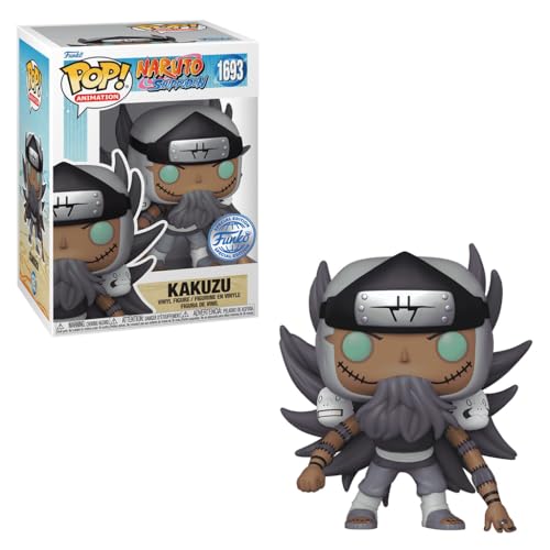 Funko Pop! Naruto: Shippuden - Kakuzu (Earth Grudge) Vinyl Figure, Approx. 4 Inches, Black/Green