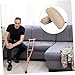 Ipetboom 2pcs Washable Crutch Underarm Covers Cushioned Padding for Hand Grip Protection Breathable Soft Spongy Material Fit for Crutches for Seniors and Rehabilitation