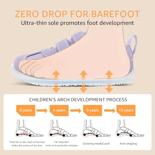 Image of STQ KIDS Toddler Wide Toe Box Shoes:Boys Barefoot Shoes Kids Walking Shoes Boy Sneakers Non-Slip Zero Drop Shoes,Toddler First Walking Shoes Comfort Tennis Outdoor Activities
