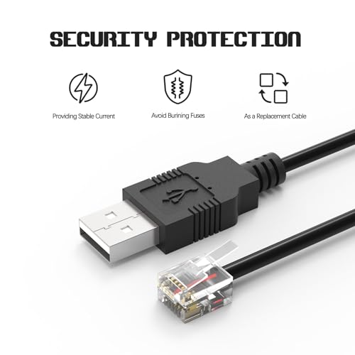 Câble d'alimentation pour détecteur de radar résout batterie faible cordon USB - 3
