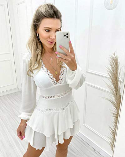 Vestido Macaquinho Branco Jolie