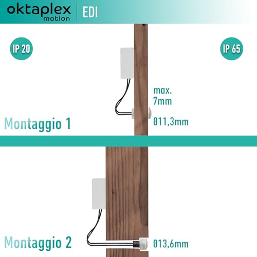 Oktaplex Jasy sensore crepuscolare da incasso