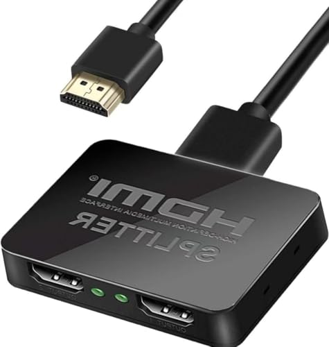 CMYDKOL HDMI Splitter 1 in 2 Out, Model Hemer 4K