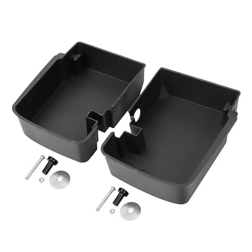 Juego de 1 par de organizadores de bandeja rígida para alforjas negro compatible con Harley Touring Road King Electra Street Glide Ultra Limited Classic 2014-2023 miniatura 1