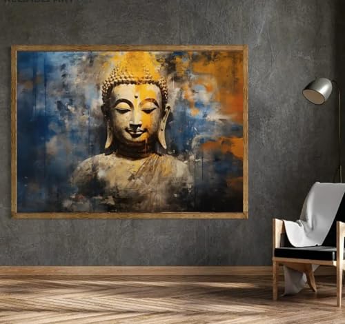 Affiche imprimée religion Bouddha et image fond murale