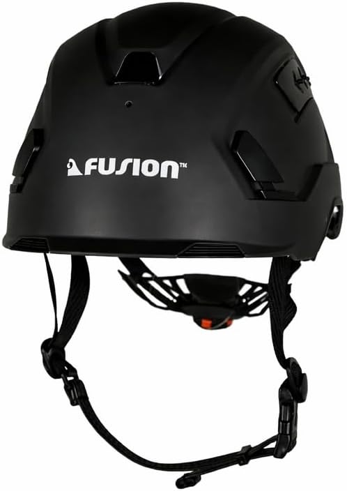 Fusion Climb Meka II Casco de seguridad para escalada y tirolesa, 6,25 pulgadas de alto x 10,3 pulgadas de largo x 8,25 pulgadas de ancho