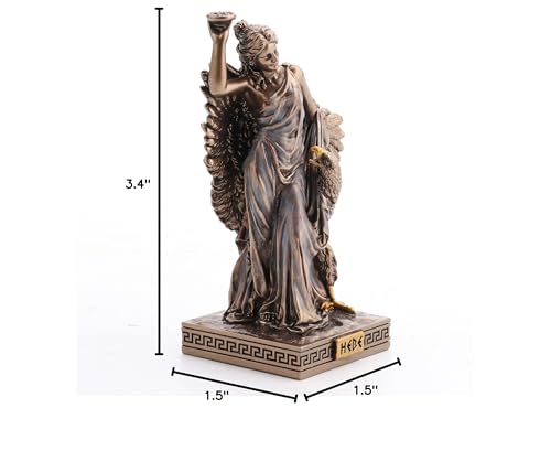 Figura decorativa Hebe diosa griega de resina miniatura 7