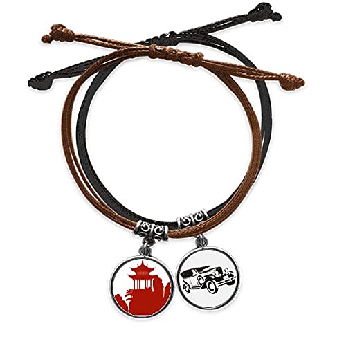 Pavillon de la Chine bracelet corde pour sublimer vos tenues décontractées et voyages