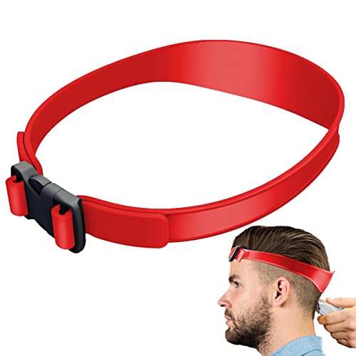 Guia de corte de cabelo - Curvo Silicone Headband Decote ShaveTemplate - Ferramentas de guia de cort
