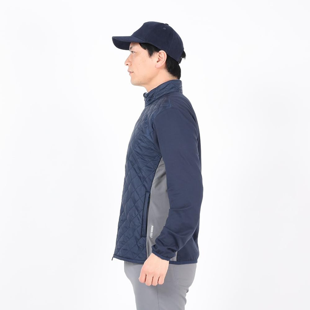 秋冬PUMA GOLF セットアップ プーマ ゴルフウェア キルティング メンズ