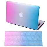 HDE Macbook Air 11 Case Hard Shell Cover Solid Matte + Keyboard Skin for Apple Mac Air 11.6